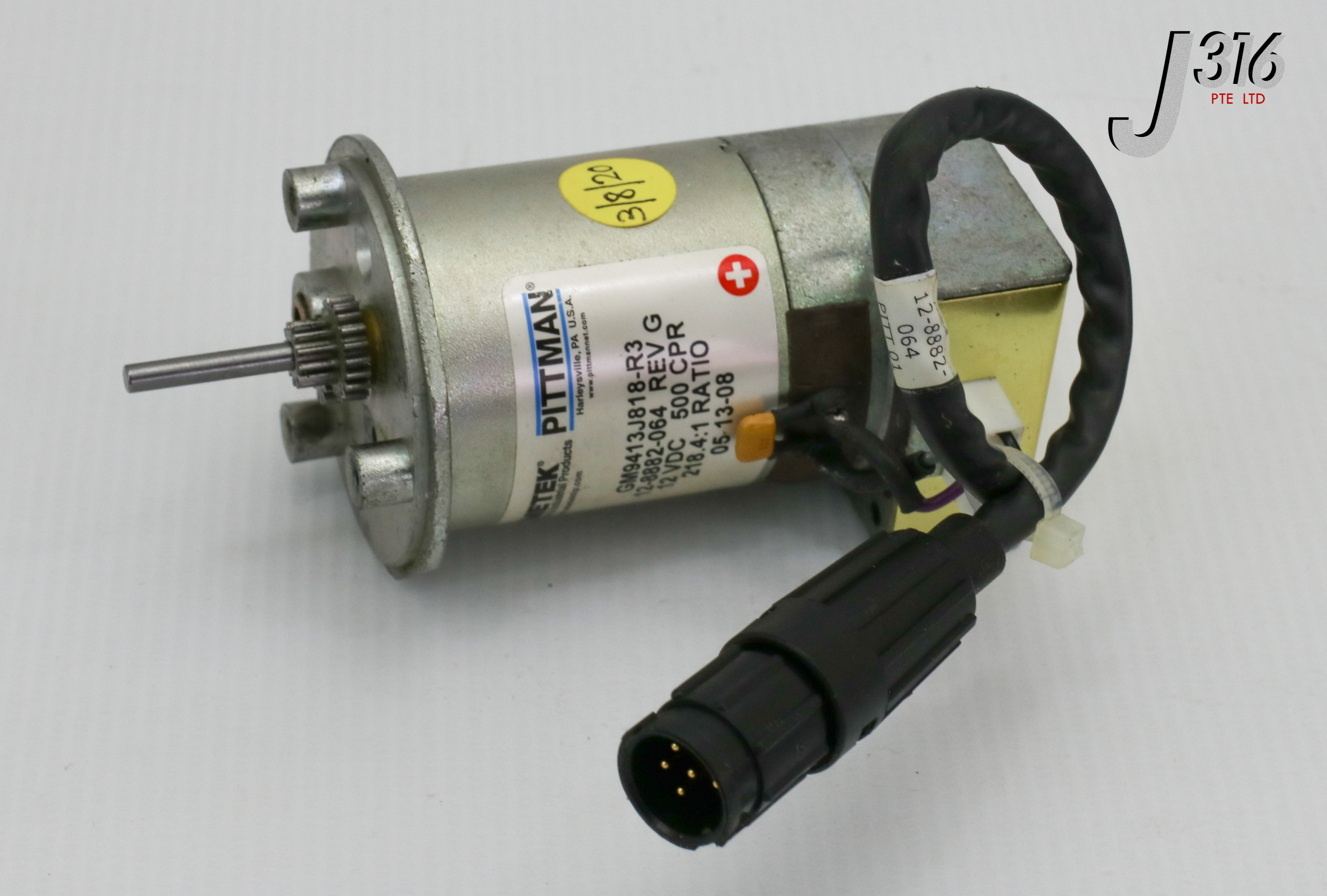 20473 PITTMAN AMETEK GEAR MOTOR, 12VDC, 12-8882-064 GM9413J818-R3